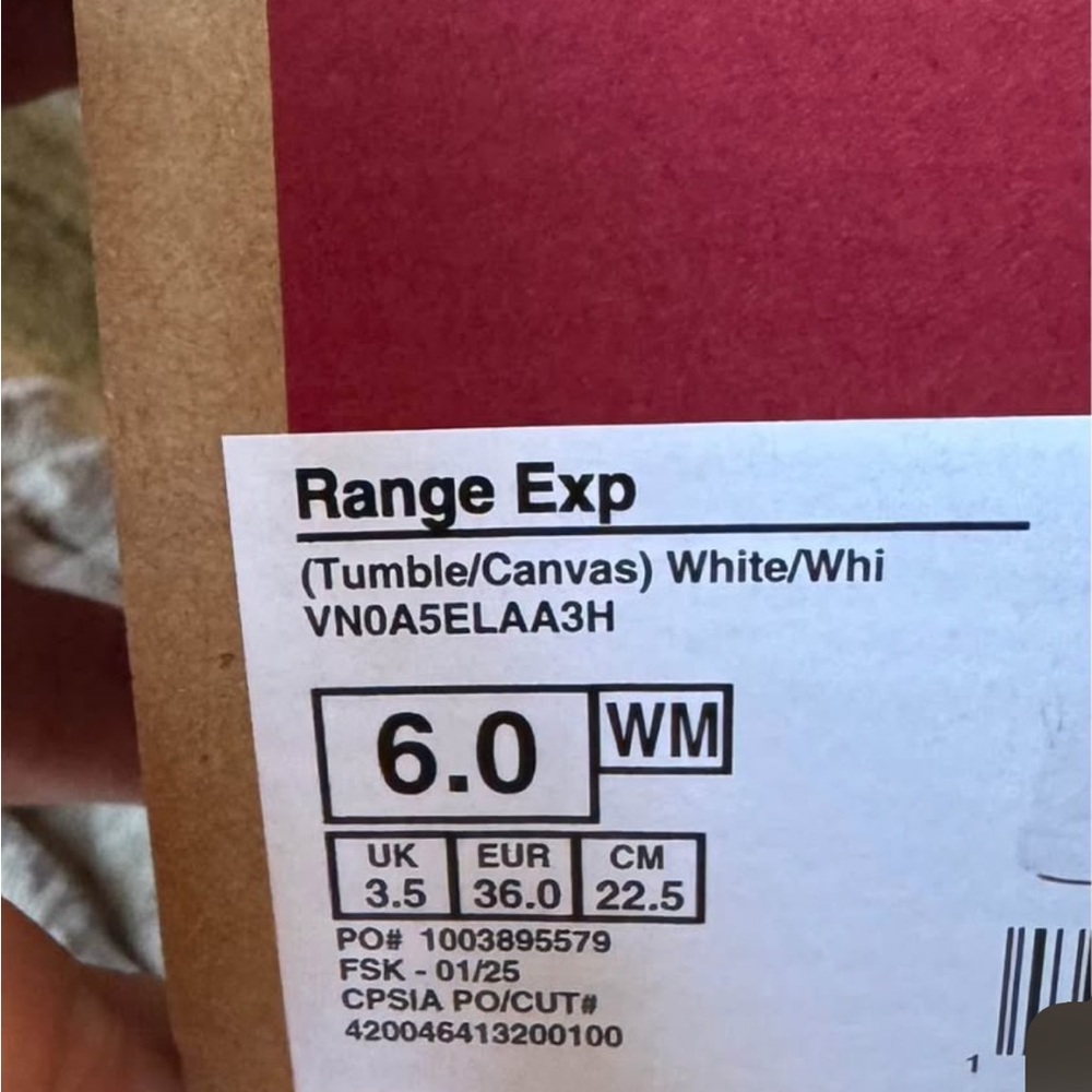 Vans White Women's Sneakers - Picture 3 of 3